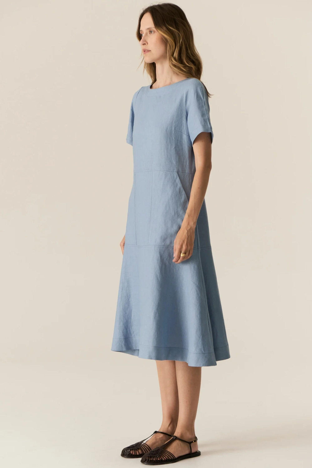 POL CLOTHING DRESS SAGA POCKET DRESS - PP5564
