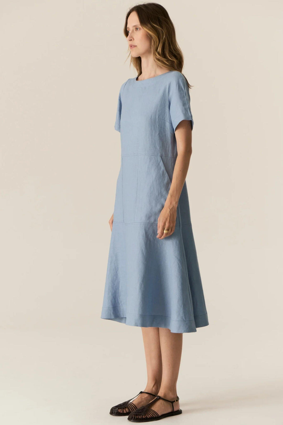 POL CLOTHING DRESS SAGA POCKET DRESS - PP5564