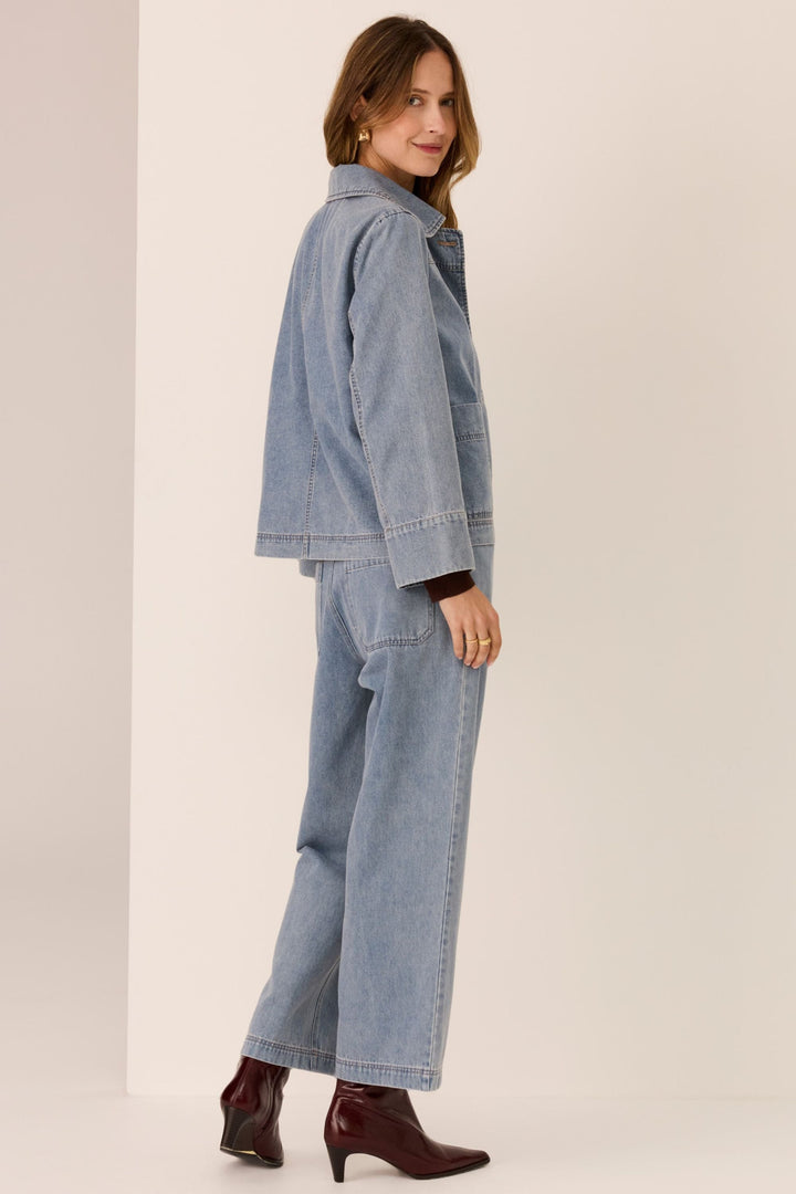 POL CLOTHING JACKET ANDIE DENIM JACKET - PP5751