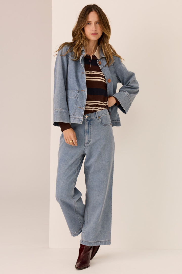 POL CLOTHING JACKET ANDIE DENIM JACKET - PP5751