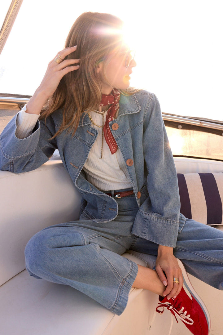 POL CLOTHING JACKET ANDIE DENIM JACKET - PP5751