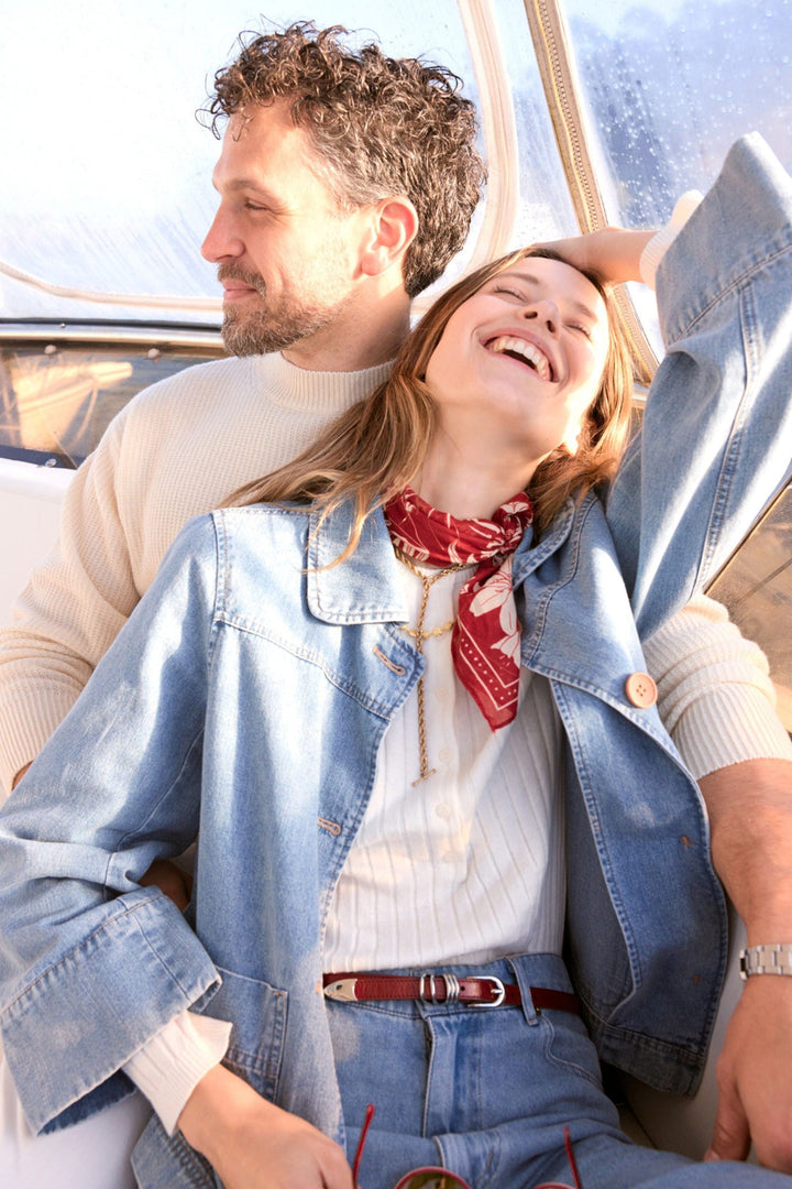 POL CLOTHING JACKET ANDIE DENIM JACKET - PP5751