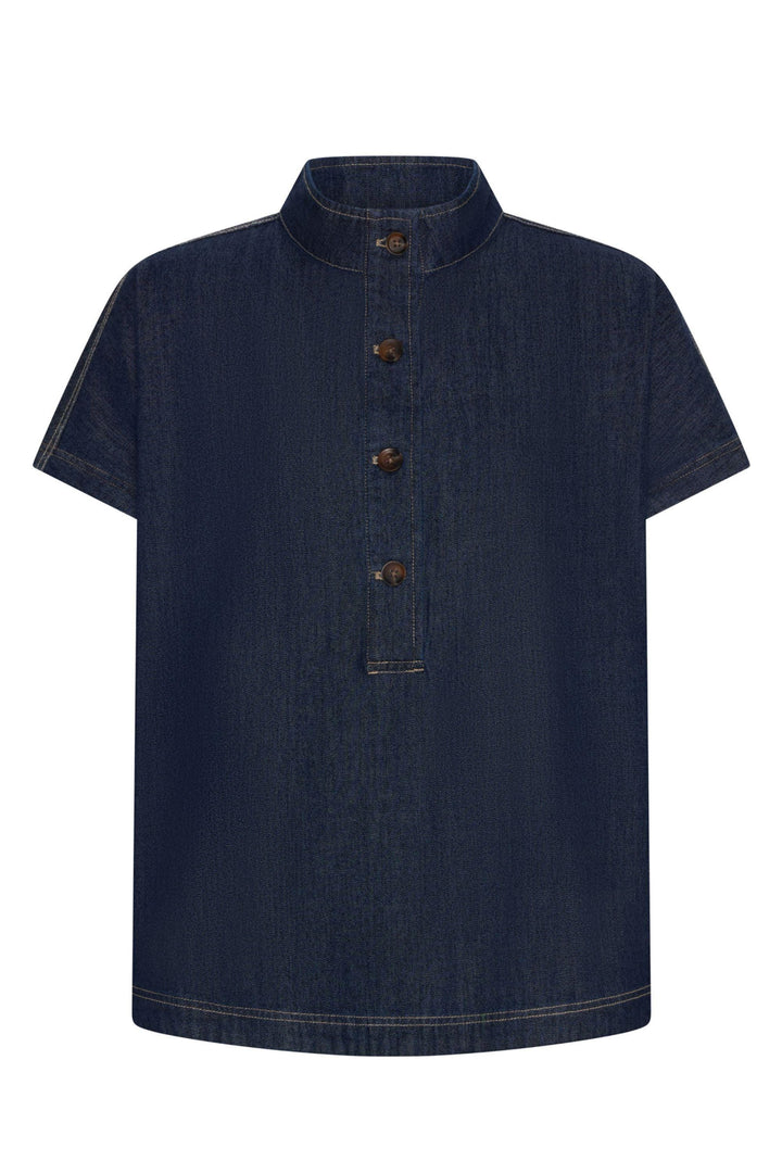 POL CLOTHING SHIRT 8 / DENIM ANISE SHIRT - PP5868
