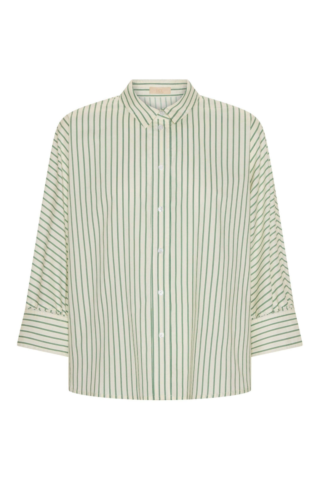 POL CLOTHING SHIRT BOTANICA STRIPE SHIRT - PP5968A