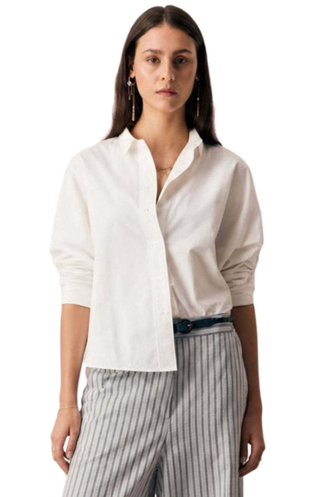 POL CLOTHING SHIRT ELINA 2 WAY SHIRT - PP5968B