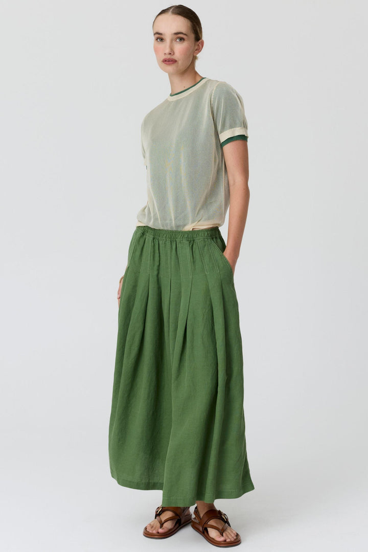 POL CLOTHING SKIRT FRANKIE PLEAT SKIRT - PP5871