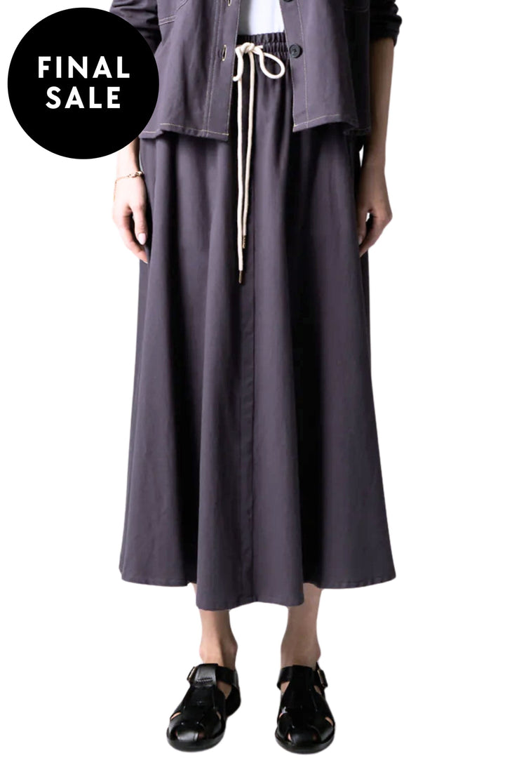 POL CLOTHING SKIRT SLATE / 8 BABYLON SKIRT - PP5275B