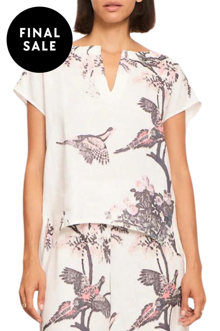 POL CLOTHING TOP 8 / PRINT TAMBIE RAMIE TOP - PP5080