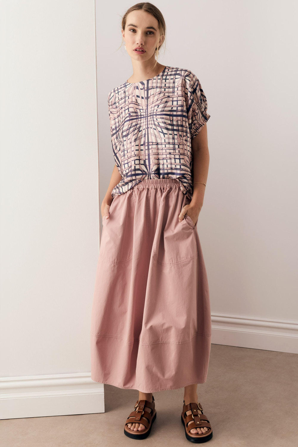 POL CLOTHING TOP LATTICE TOP - PP5974