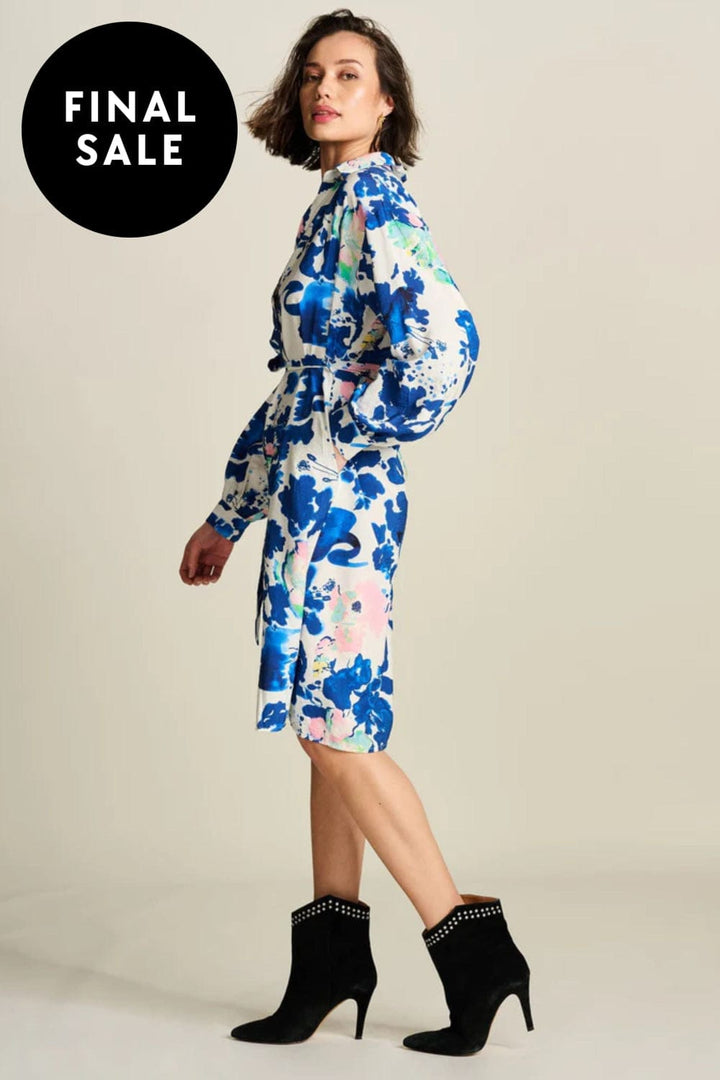 POM DRESS CRANE BIRDS DRESS - SP7761