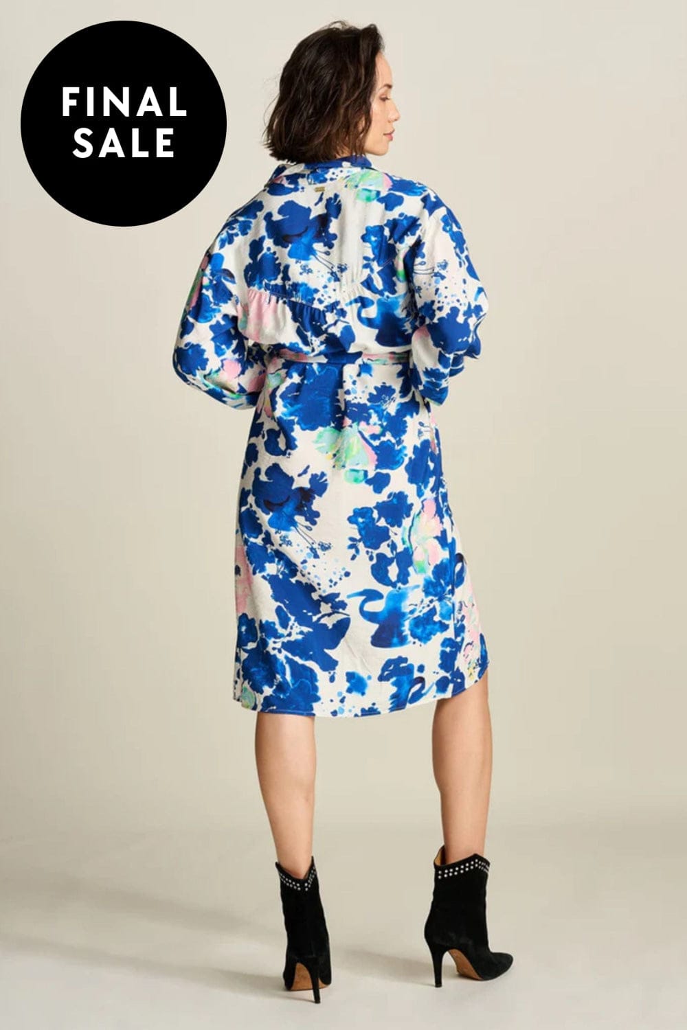 POM DRESS CRANE BIRDS DRESS - SP7761