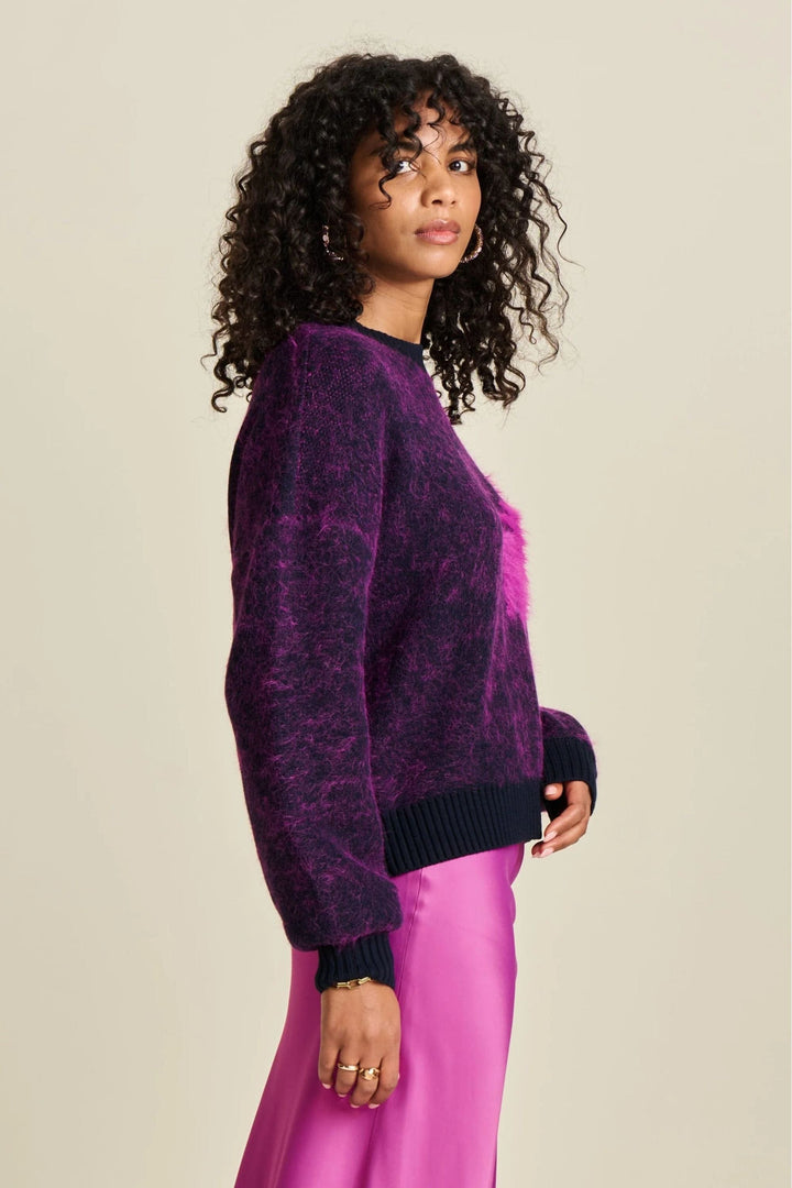 POM JUMPER FEATHERS MIDNIGHT PULLOVER - SP7992