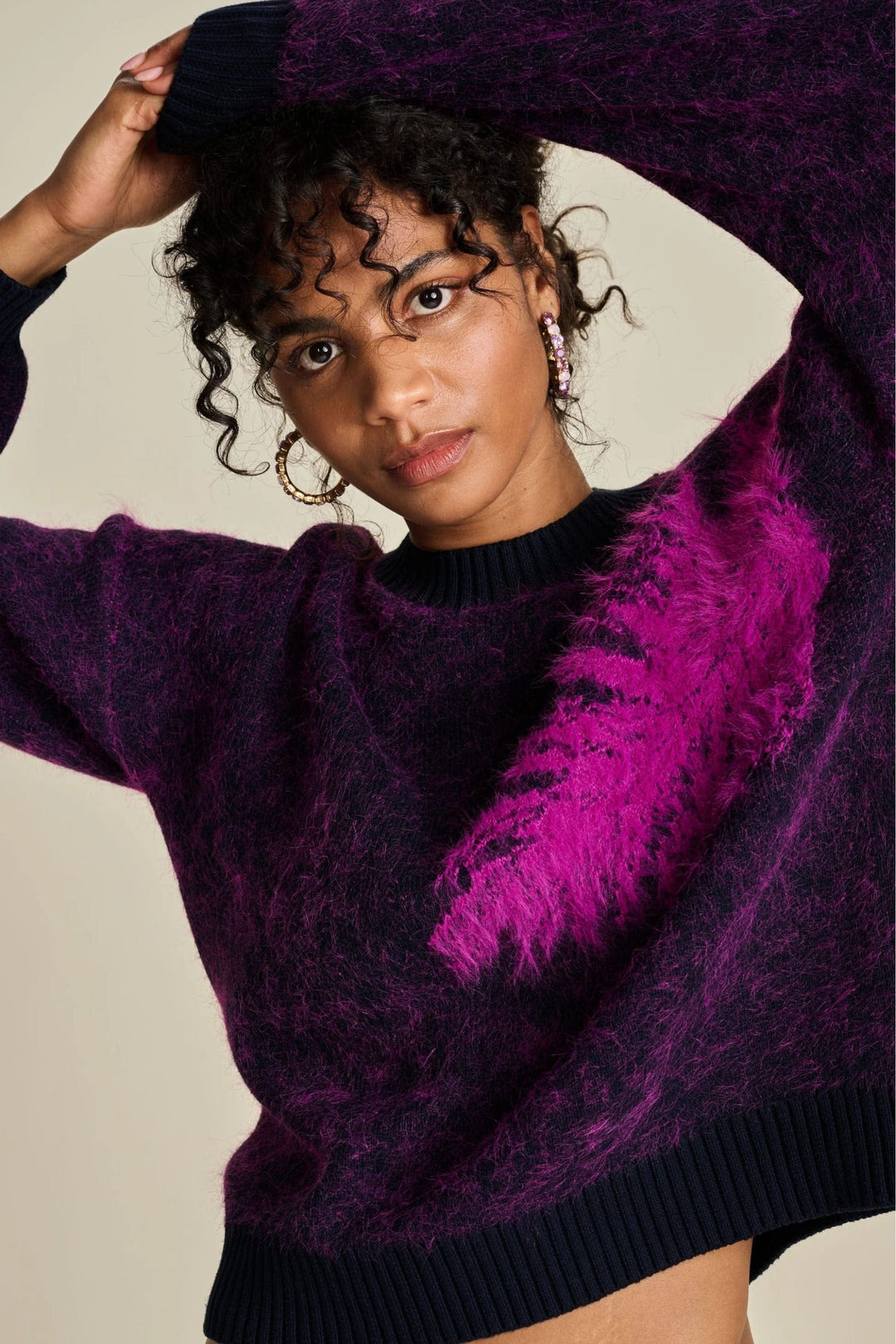 POM JUMPER FEATHERS MIDNIGHT PULLOVER - SP7992