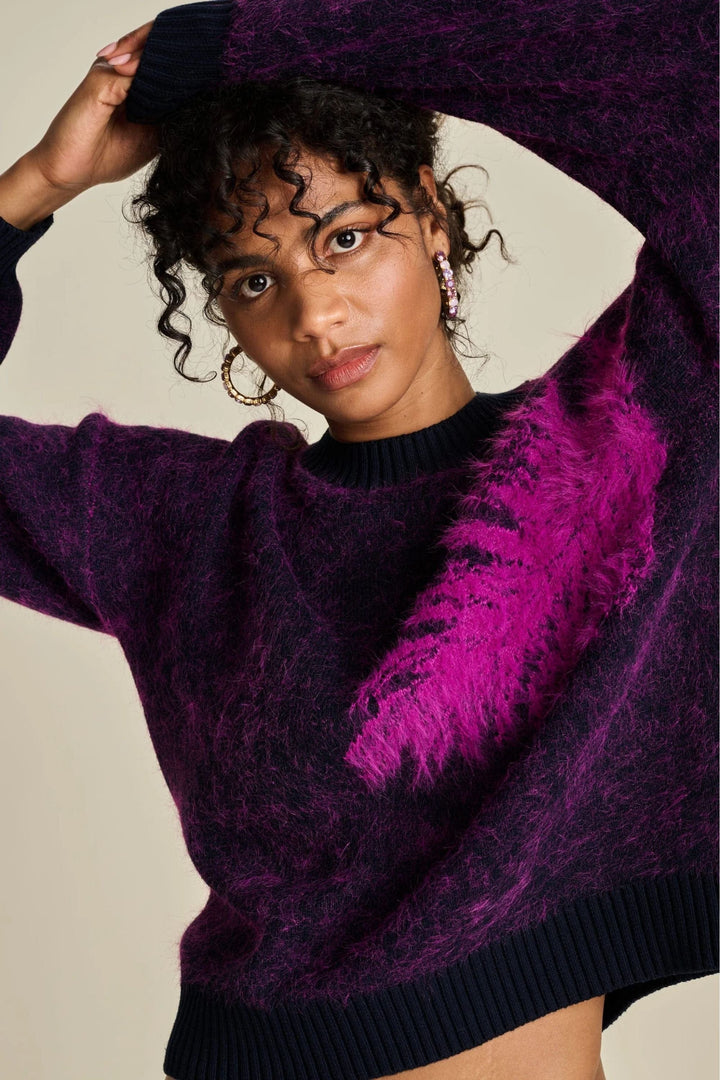 POM JUMPER FEATHERS MIDNIGHT PULLOVER - SP7992