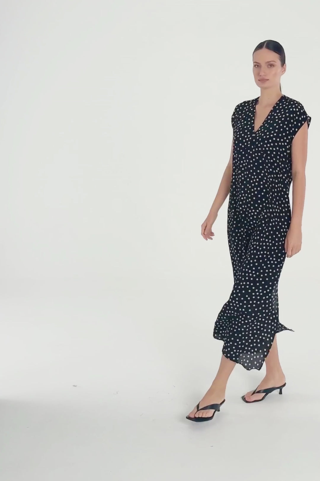 MAXI SLICE DRESS - F8563383