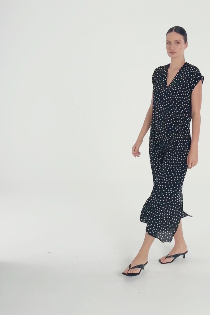 MAXI SLICE DRESS - F8563383