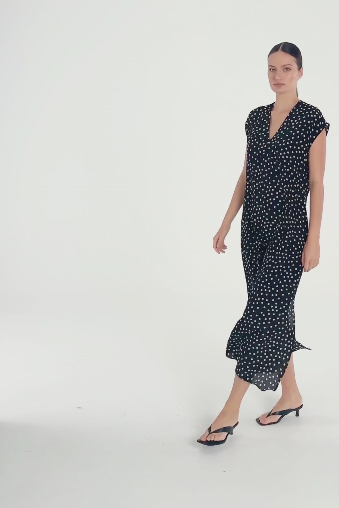 MAXI SLICE DRESS - F8563383