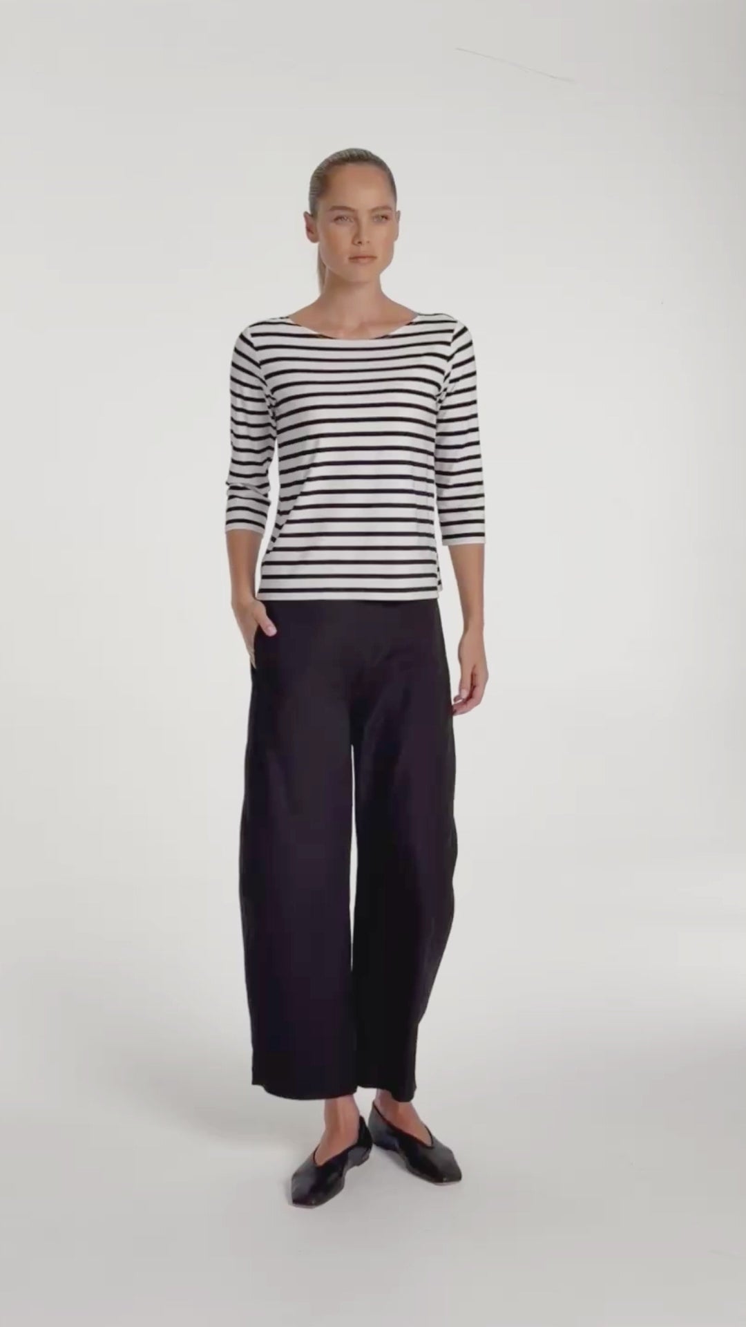 RELAXED BOAT NECK - F5412630