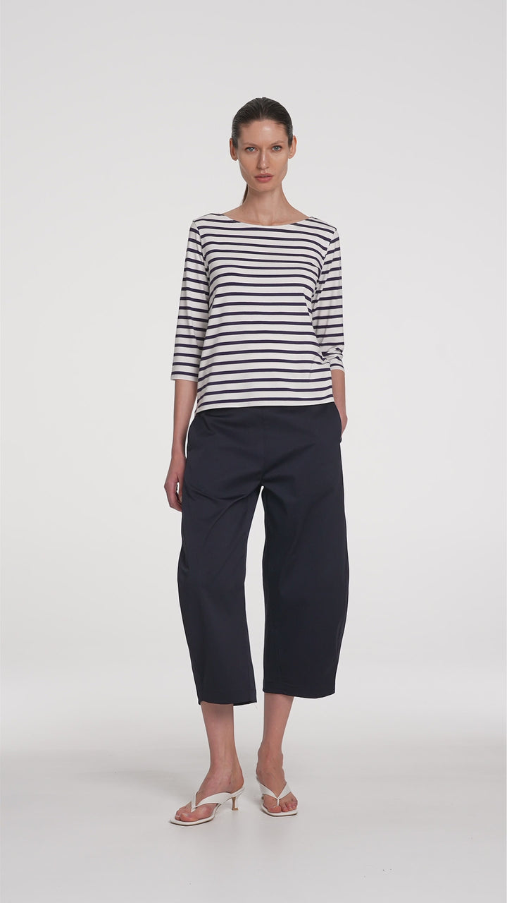 RELAXED BOAT NECK - F5412630