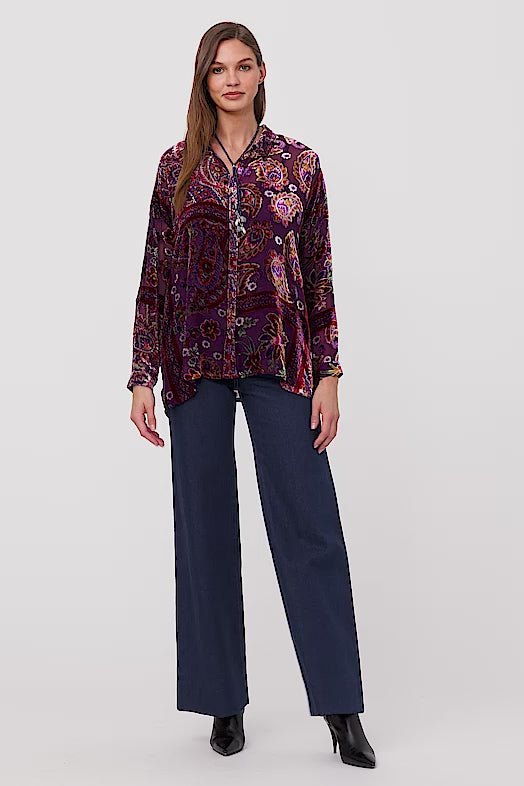 SLIM AUDREY COLLARED SHIRT - C17625-O