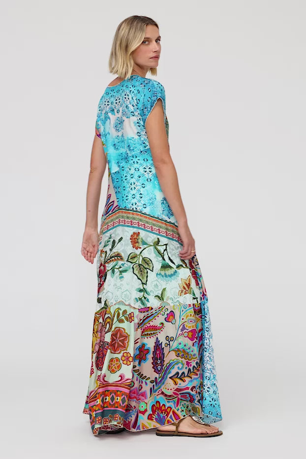 PATCHWORK DRESS - C37825