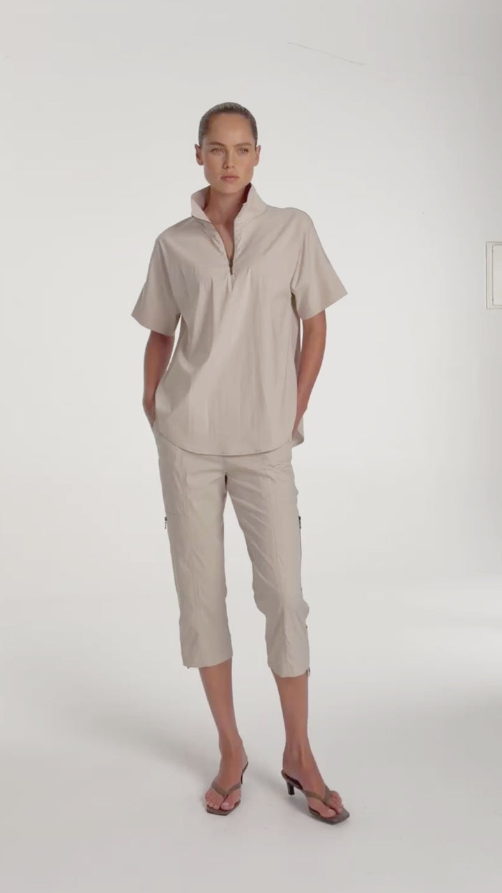 HALF ZIP SHIRT - F658572