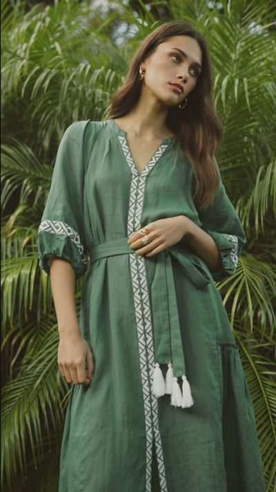 MAYA MIDI DRESS - LS3177