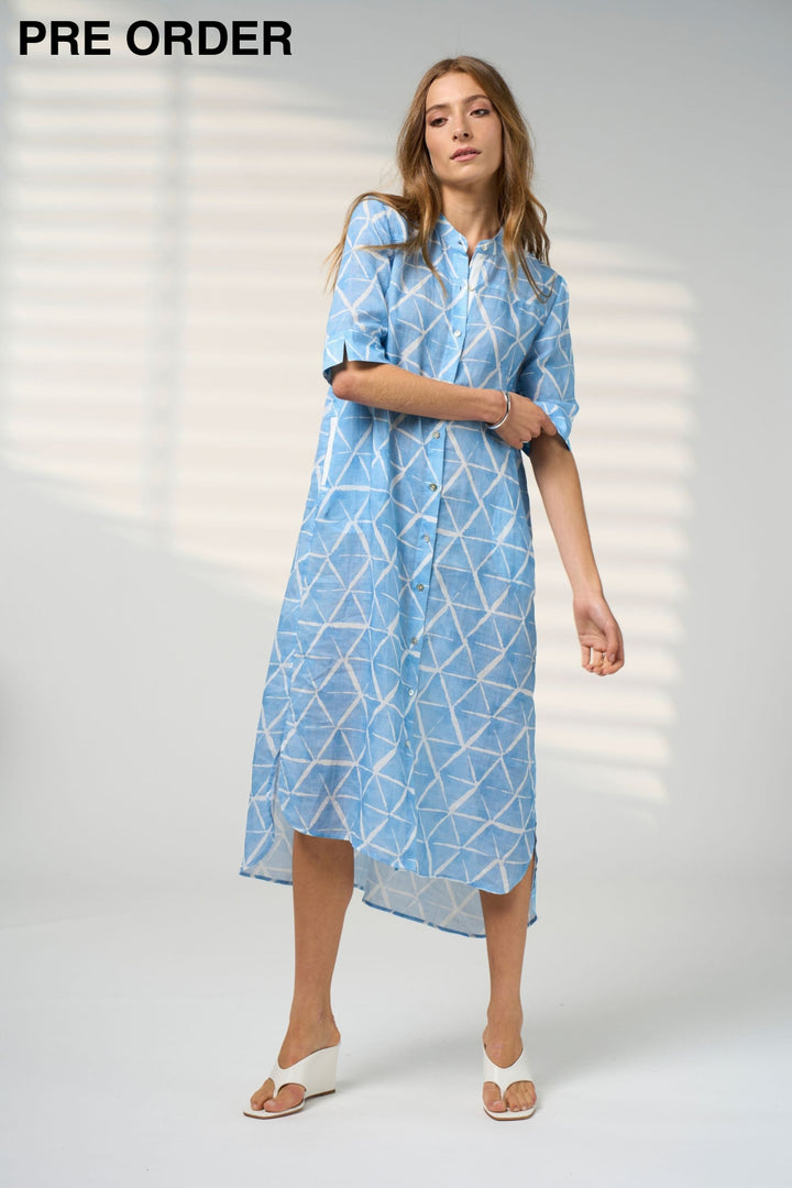 MADLY SWEETLY DRESS PRISM SHIRT DRESS - MS1910P