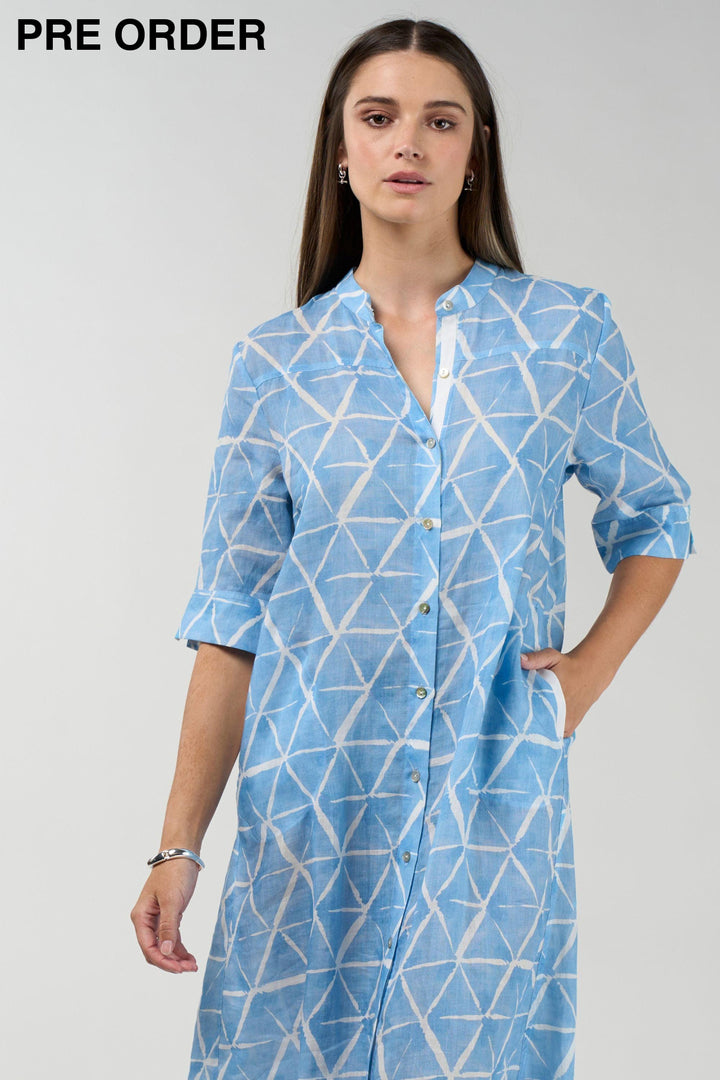 MADLY SWEETLY DRESS PRISM SHIRT DRESS - MS1910P