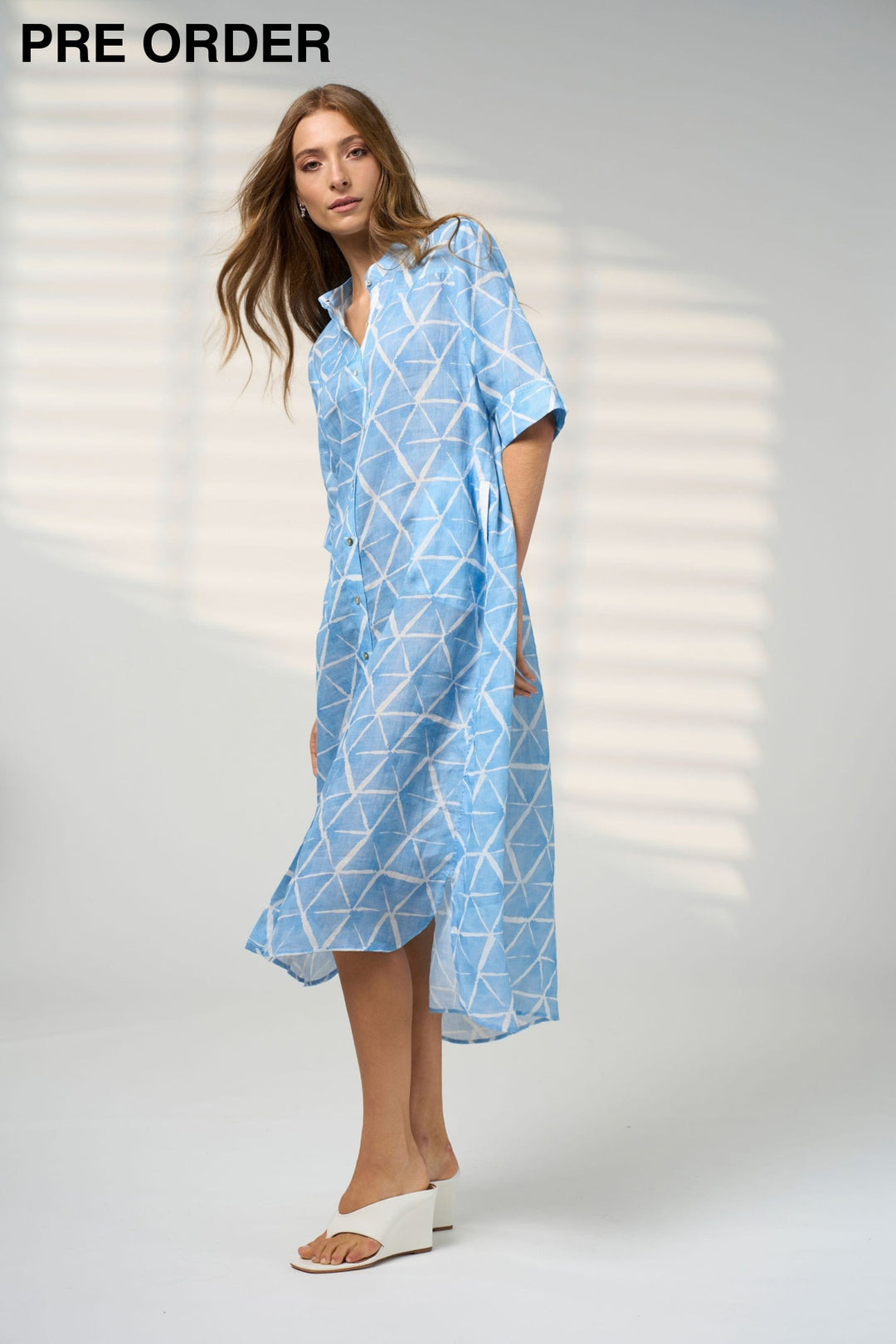 MADLY SWEETLY DRESS PRISM SHIRT DRESS - MS1910P