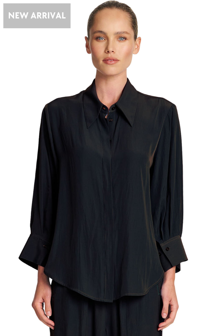 RESORT BLOUSE - F678976 - 8 / BLACK - BLOUSE