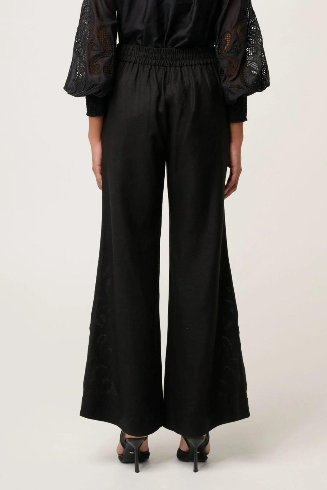 ONCE WAS PANTS RHEA EMBROIDERED PANT - OW32102