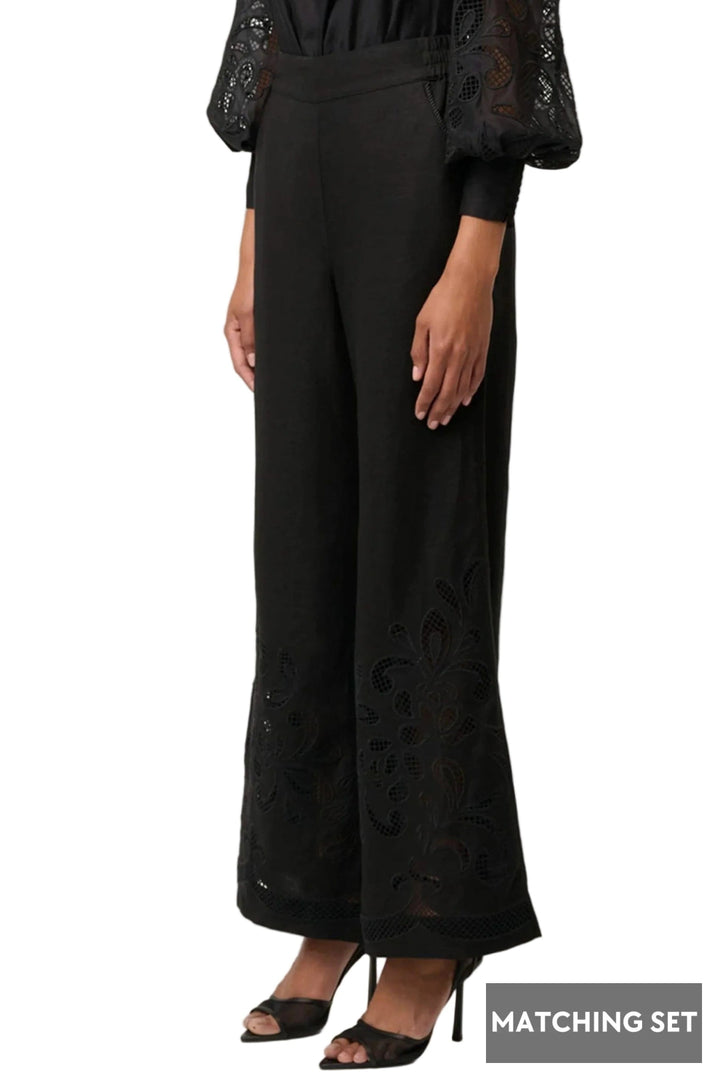 ONCE WAS PANTS RHEA EMBROIDERED PANT - OW32102