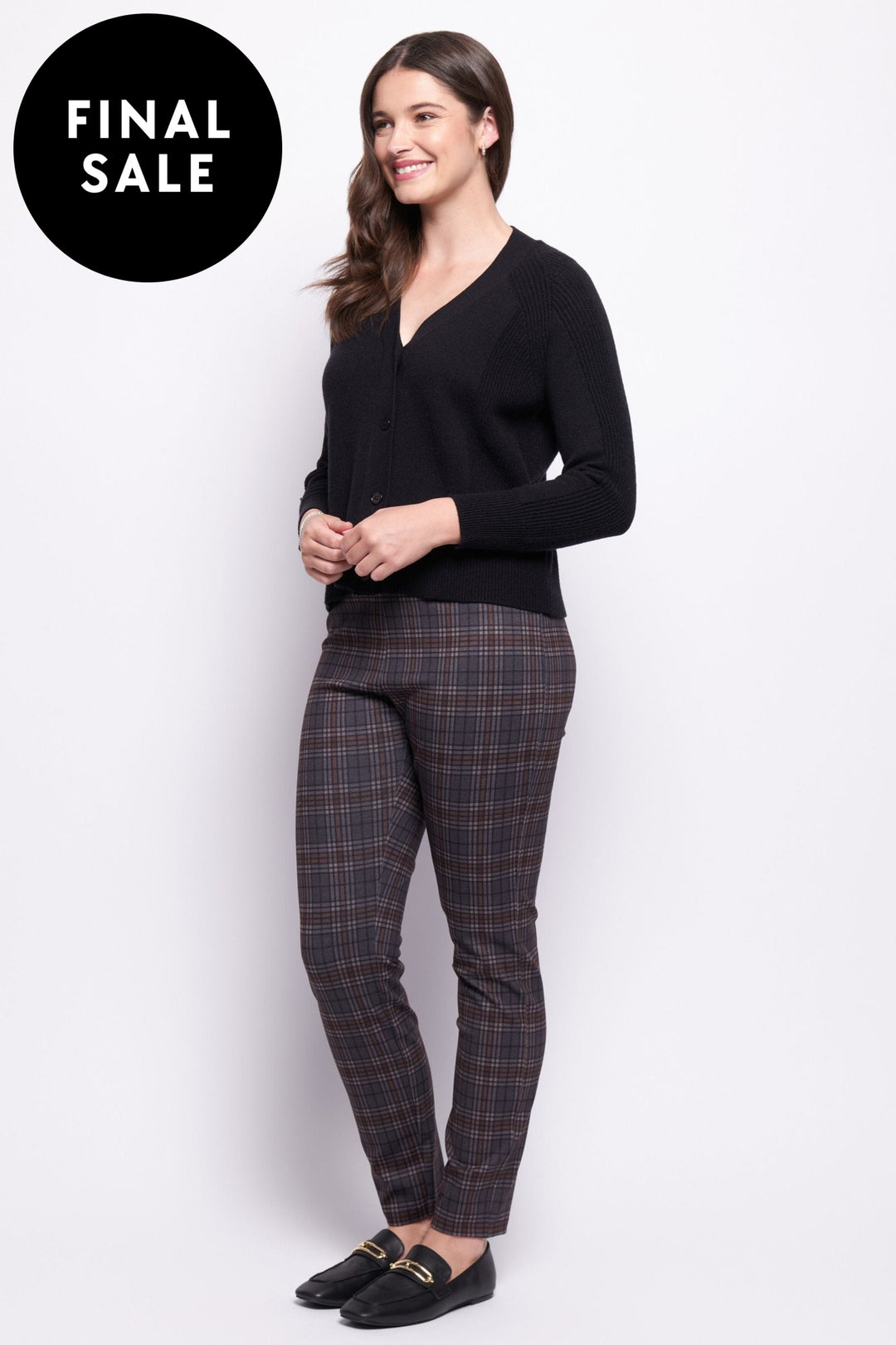 FOIL CARDIGAN RIB CARDIGAN - FO8040