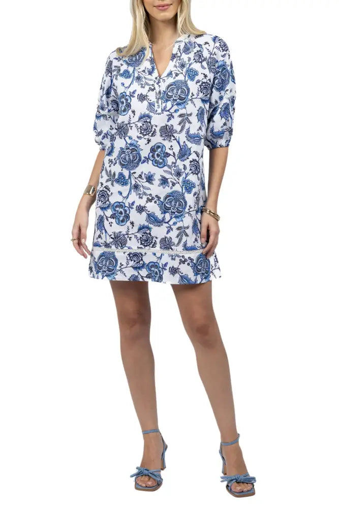 ROSA SHIFT DRESS - HS25225 XS / PRINT DRESS