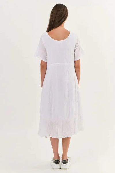 ROUND NECK COTTON DRESS - P150 DRESS