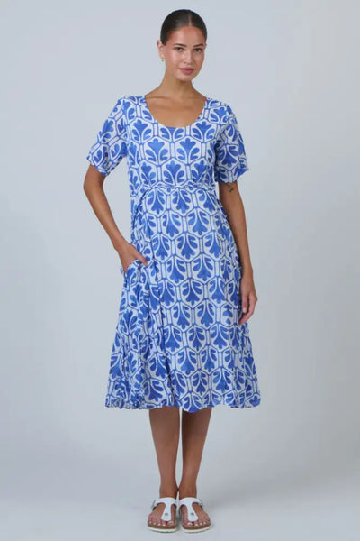 ROUND NECK COTTON DRESS - P150 DRESS
