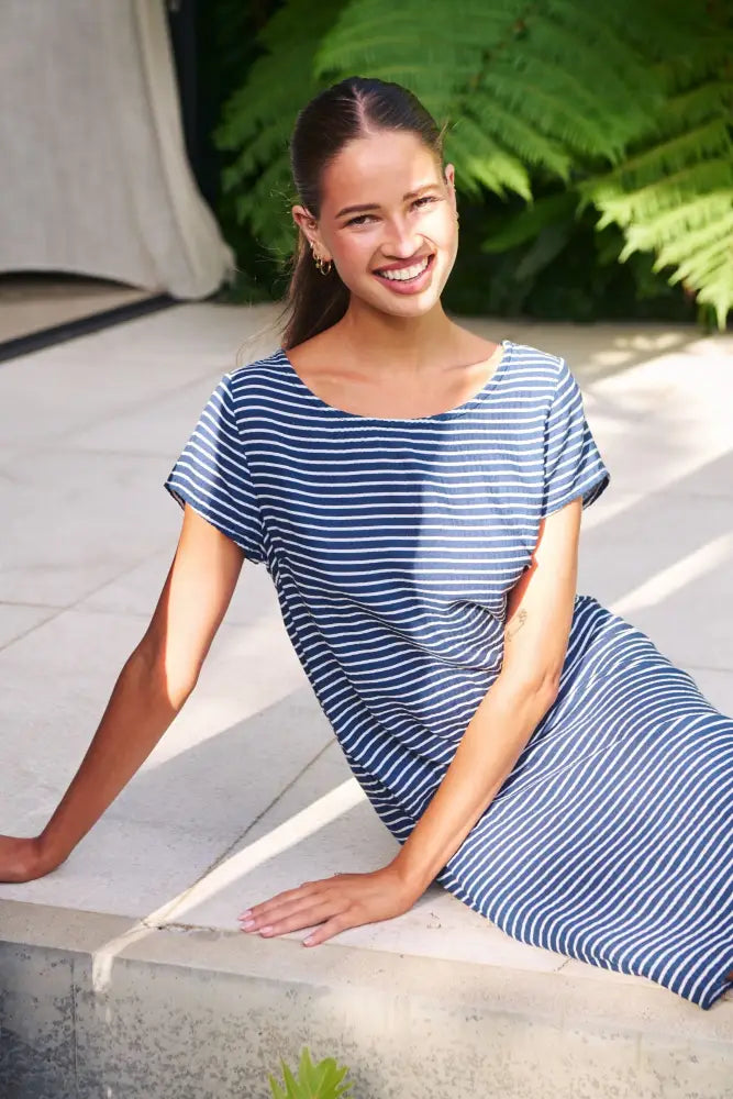 ROUND NECK DRESS - NAM73 DRESS