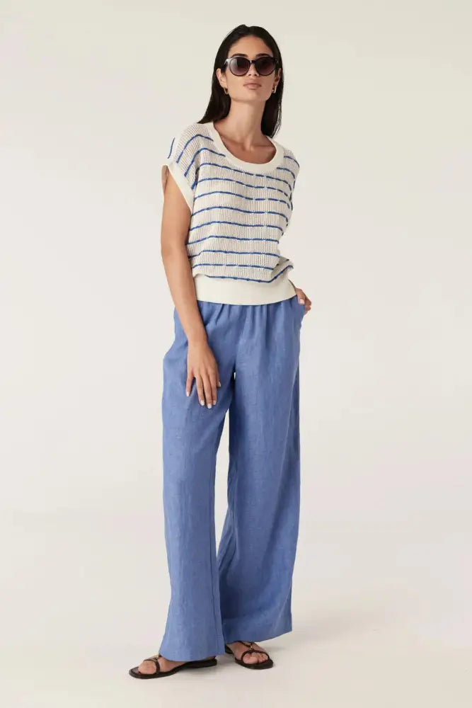 SAIL LINEN PANT - CSS25380 PANTS