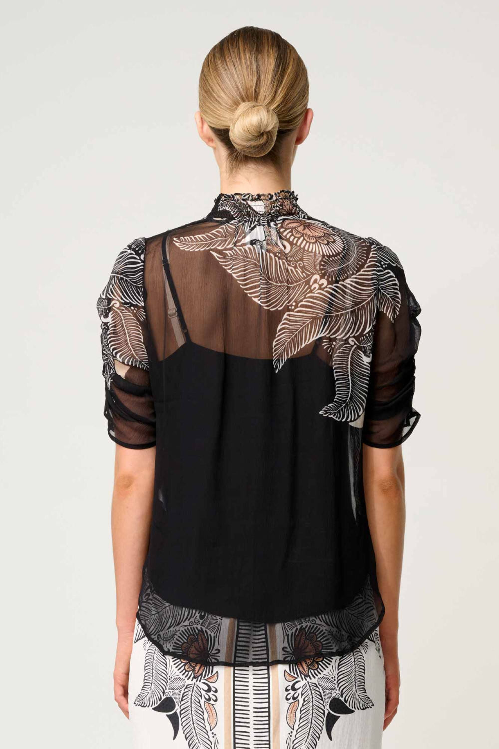 SAMIRA VISCOSE CHIFFON TOP - OW22022 TOP