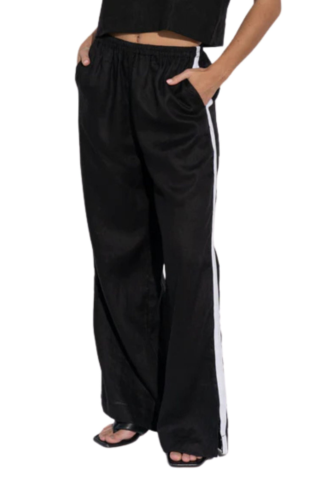 SARA FOX PANTS XS / BLACK LAILA PANT - SF-H25-PA002