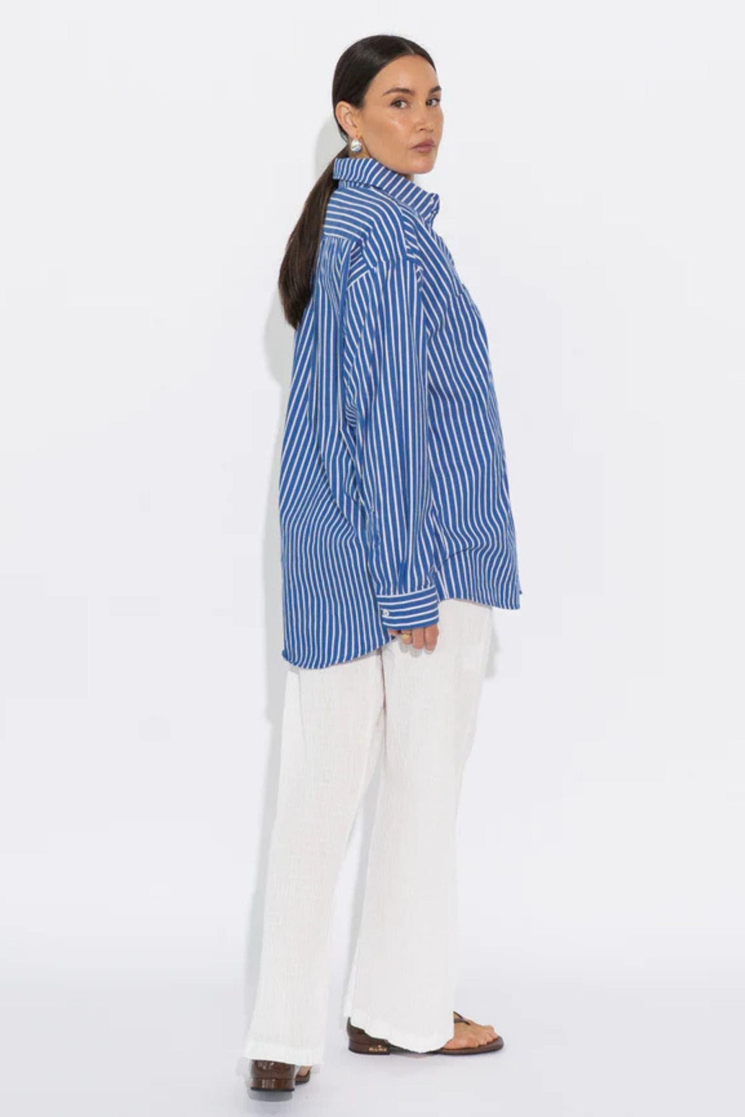 SARA FOX SHIRT CLASSIC BOYFRIEND SHIRT - SF-A26-TP013