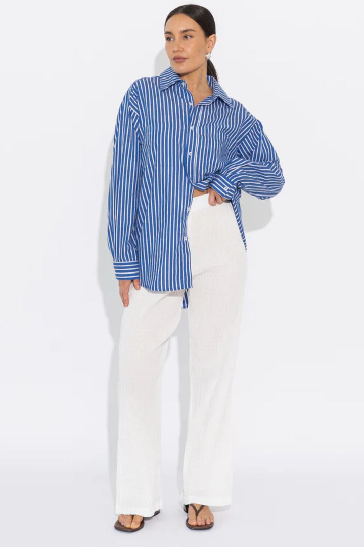 SARA FOX SHIRT CLASSIC BOYFRIEND SHIRT - SF-A26-TP013