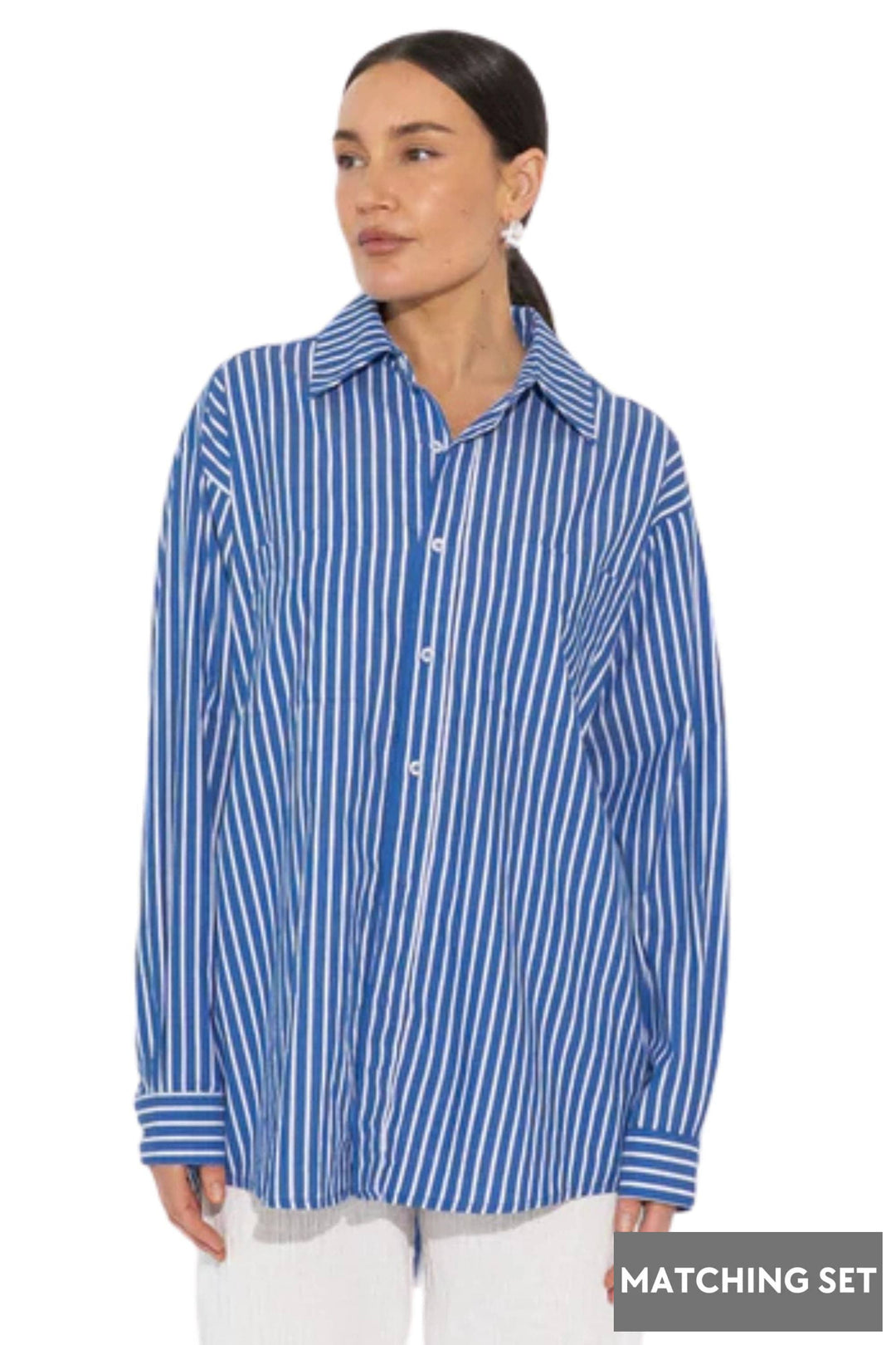 SARA FOX SHIRT CLASSIC BOYFRIEND SHIRT - SF-A26-TP013