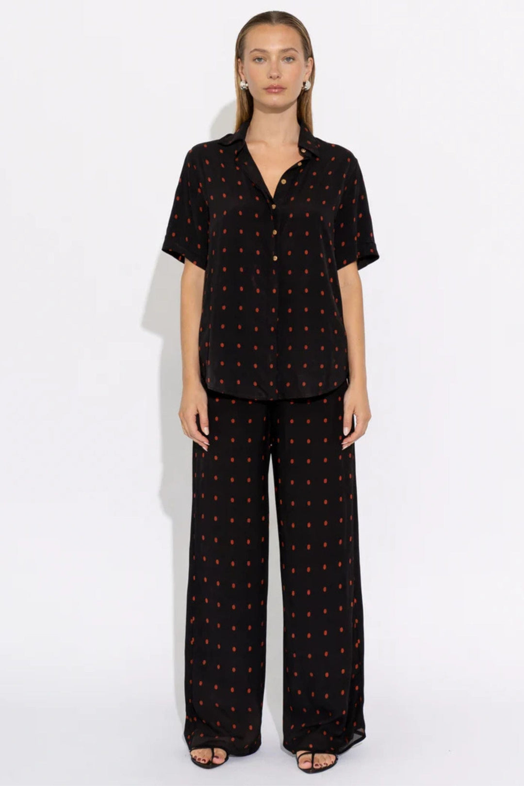 SARA FOX SHIRT PALOMA SHIRT - SF-SIG-TP008-CACAO