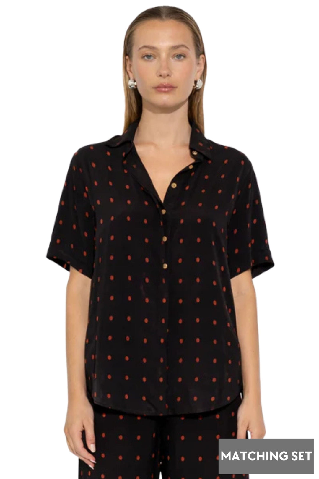 SARA FOX SHIRT PALOMA SHIRT - SF-SIG-TP008-CACAO