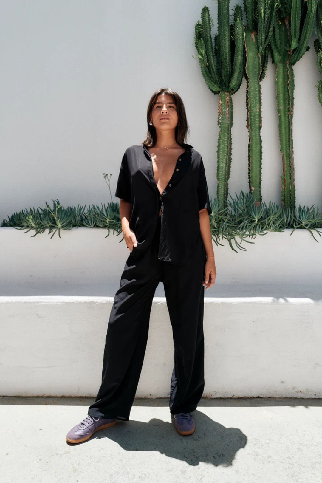 SARA FOX SHIRT PALOMA SHORT SLEEVE SHIRT - SF-SIG-TP008