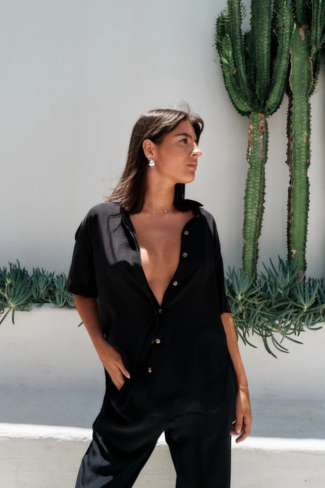 SARA FOX SHIRT PALOMA SHORT SLEEVE SHIRT - SF-SIG-TP008