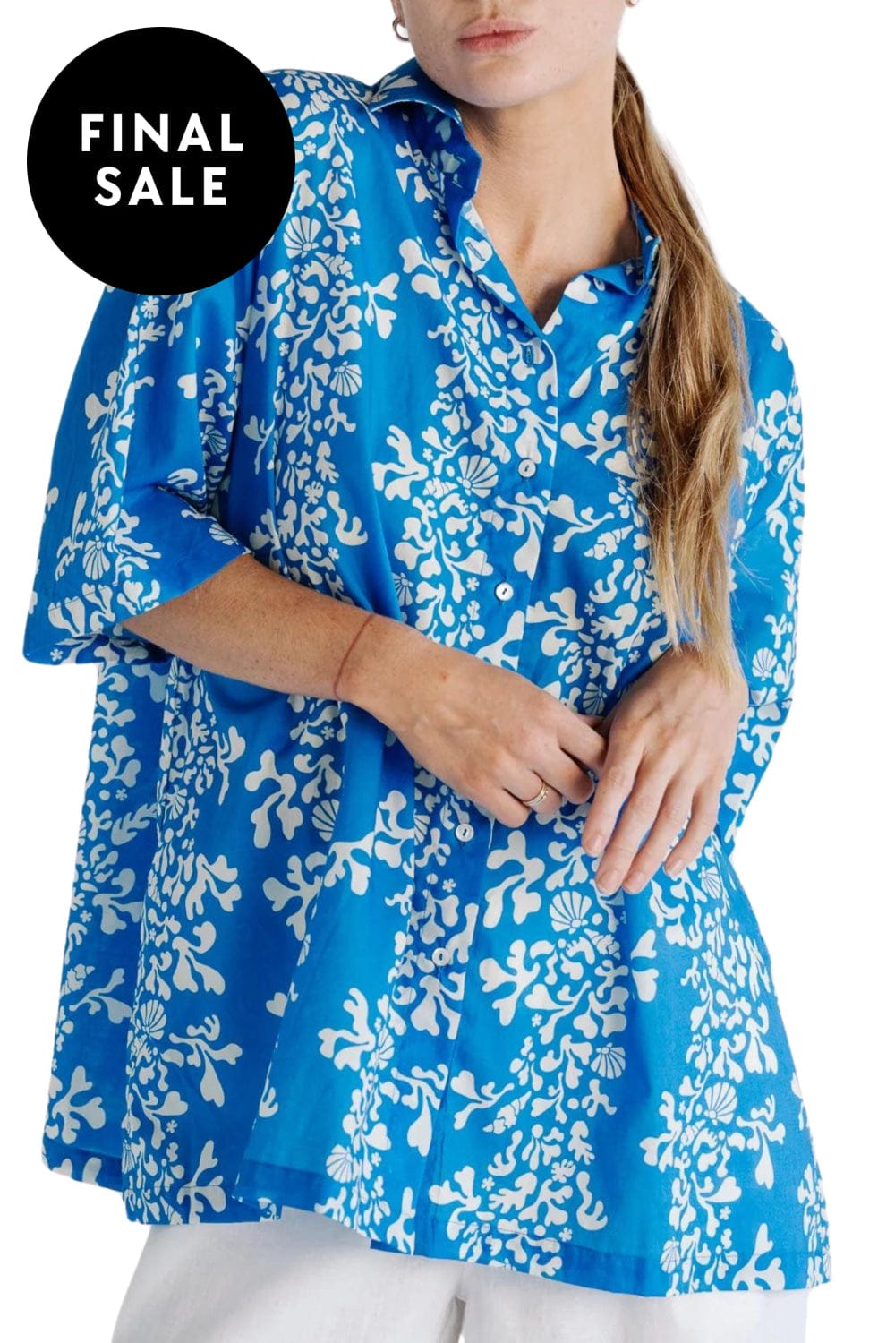 SARA FOX SHIRT XS / REEF ABYSS S/S SHIRT - SF-R25-TP001