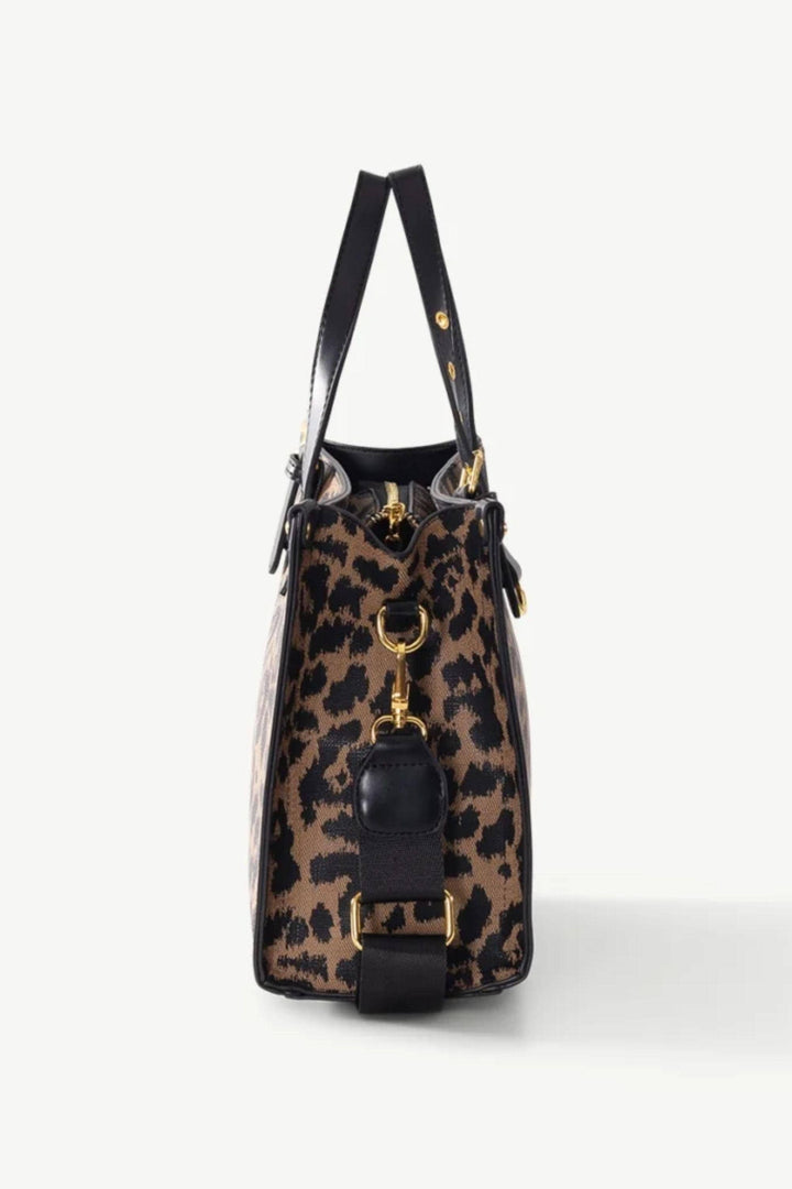 SASSYDUCK BAG ANIMAL LEOPARD TOTE - 8407